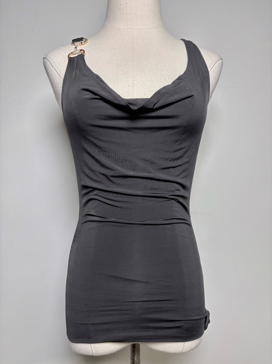 Women Size XS Gucci Black Knit Tank Horsebit Top