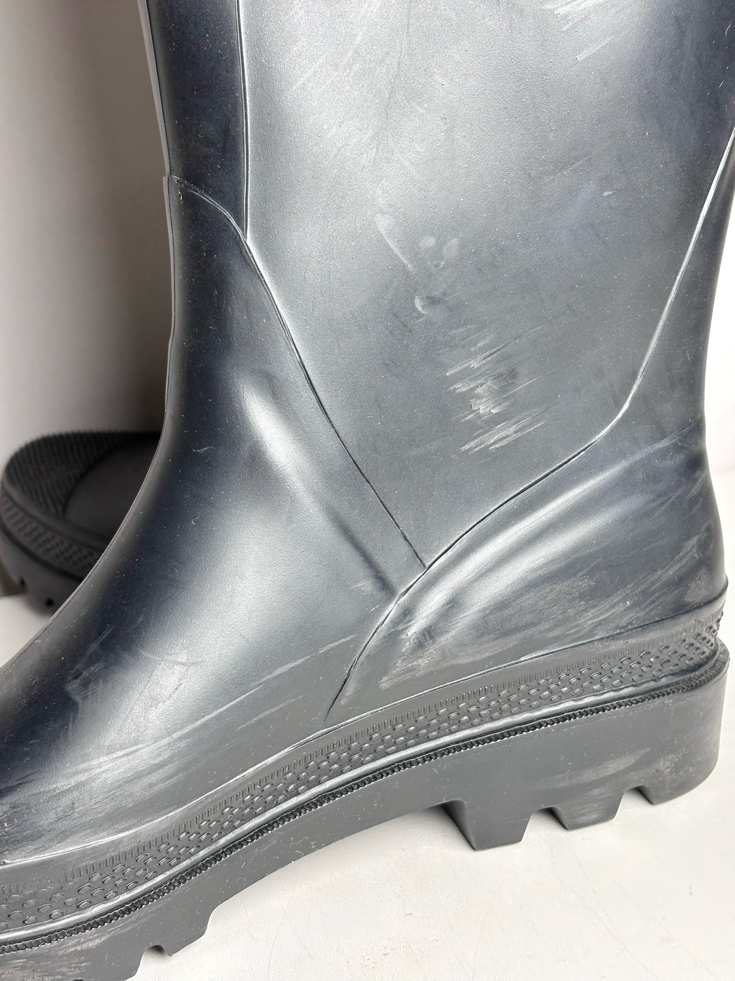 W Shoe Size 40 Burberry Black, Beige Rubber Women's Pre-owned Boots