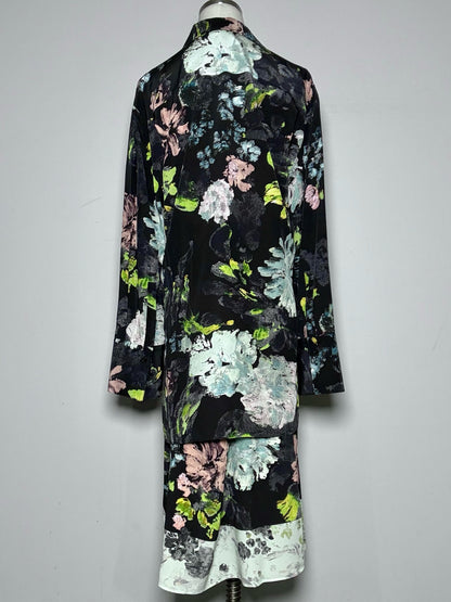 Women Size 40 Joseph Black Floral NWT, Pre-owned Skirt