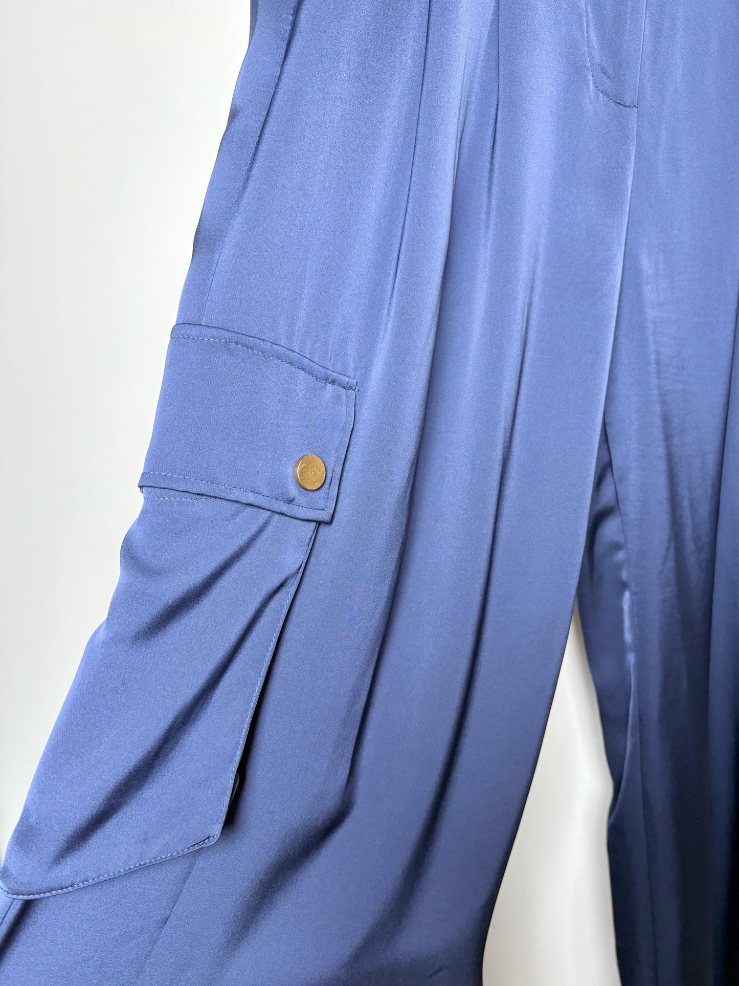 Women Size 4 Ramy Brook Blue Cargo Pants