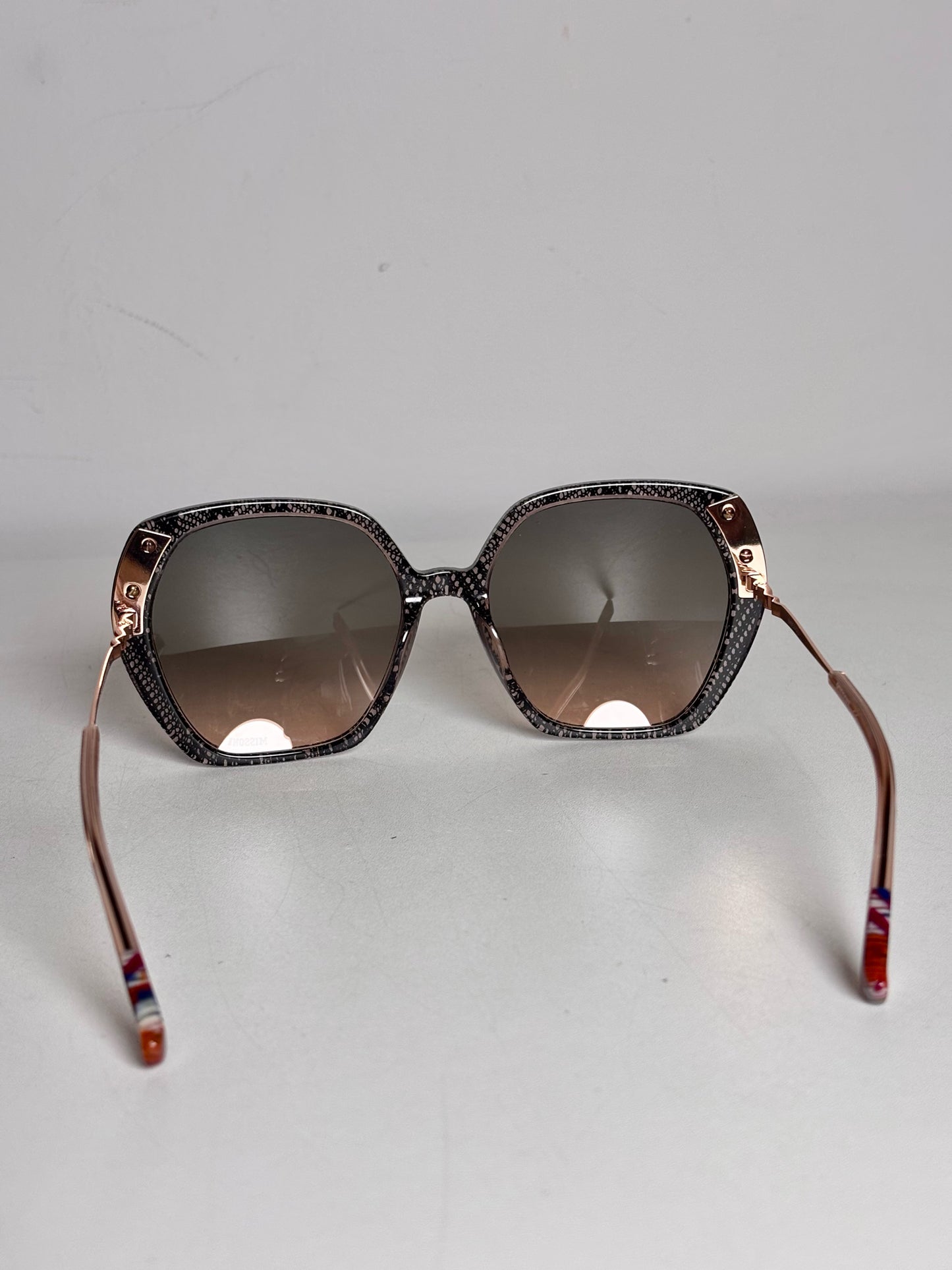 Missoni MIS0025/S KDXFF Pre-owned Black, Brown Oversized Pre-owned Sunglasses