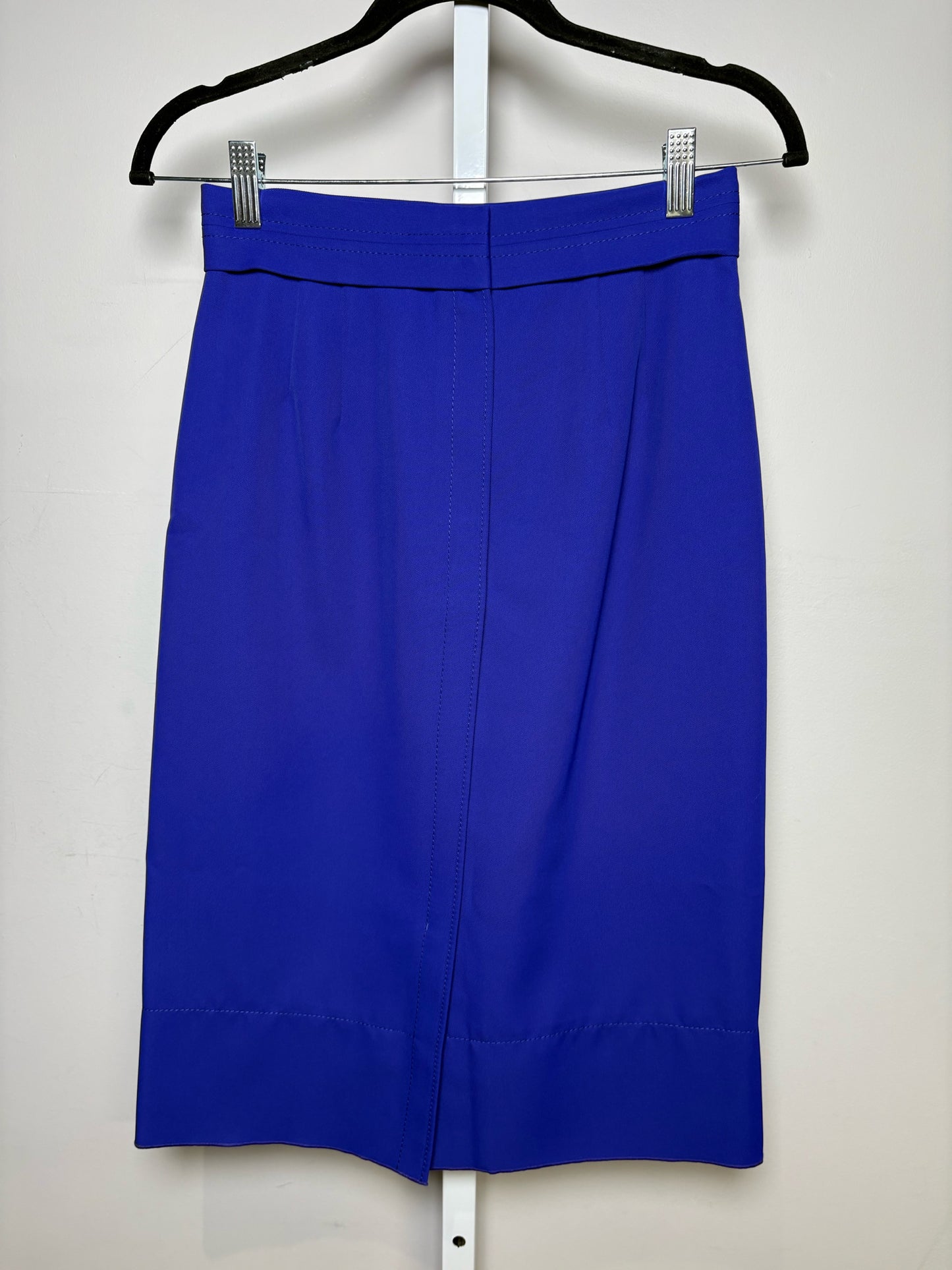 Women Size 0 Marc Jacobs Cobalt Blue Polyester Pre-Owned Pencil Skirt