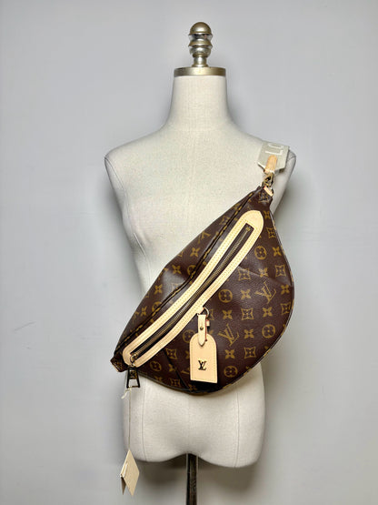 Louis Vuitton High Rise Brown Monogram Sling/Bum Bag NWT Pre-owned