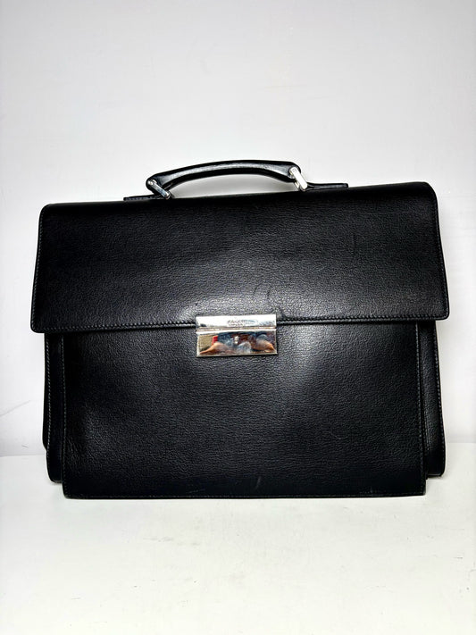 Men's Gucci Classic Leather Brown Briefase
