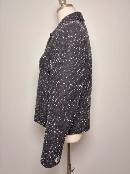Women Size S Yves Saint Laurent Black Boucle Vintage 1980 Blazer