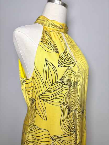 Women Size 8 Milly Yellow Floral Dress