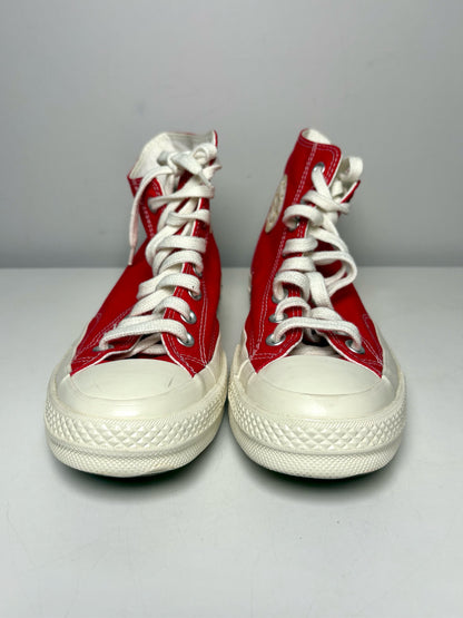W Shoe Size 9.5 Converse Chuck Taylor Red Canvas Pre-owned, NWOT Sneakers