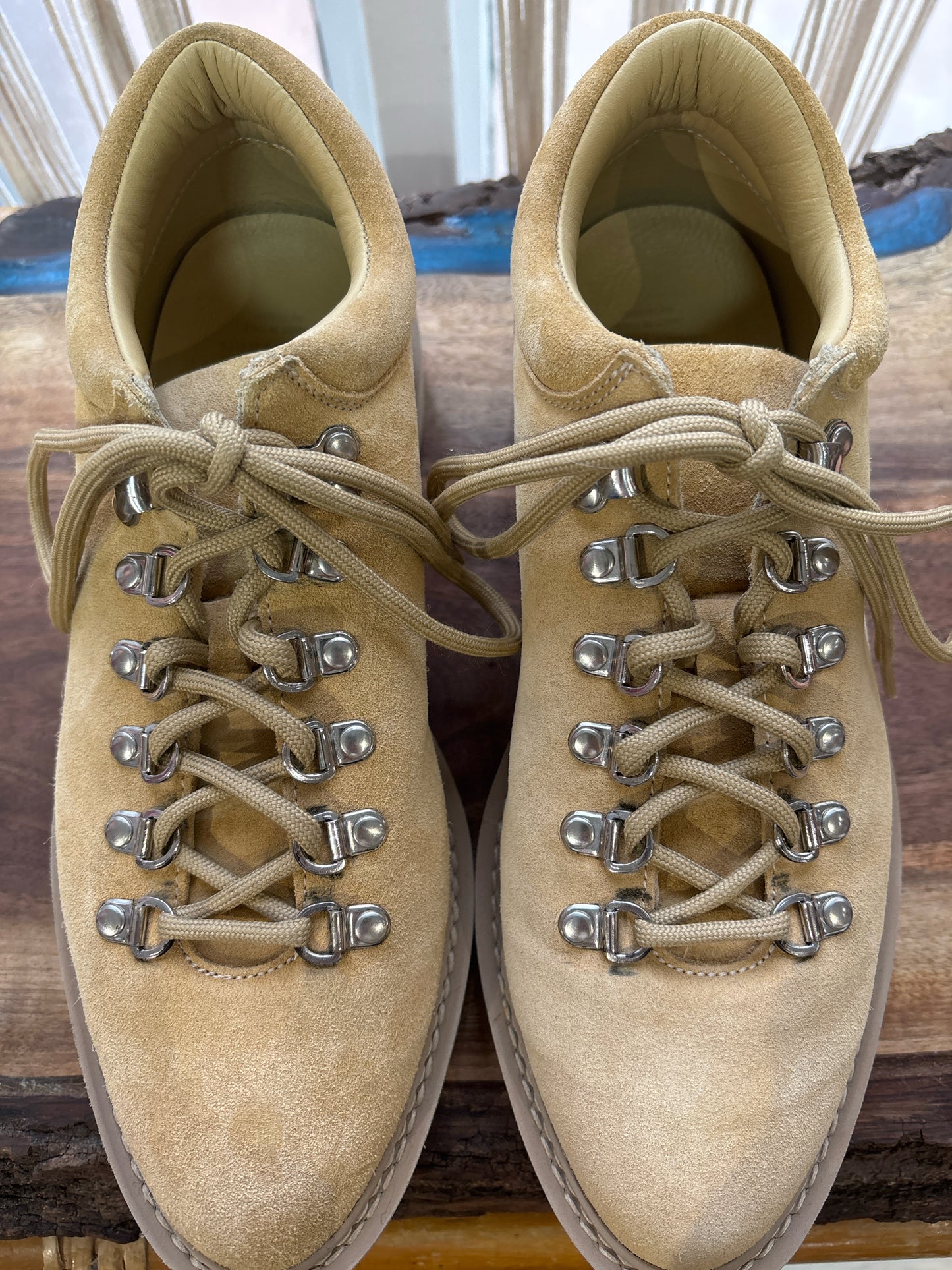 Nanushka Camel Suede Solid Size 40 (9.5 US) Men's Shoes