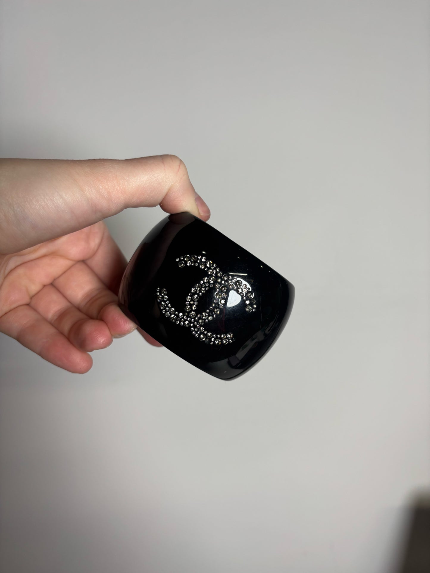 Chanel Crystal-Encrusted Logo, Bow Vintage Bracelet