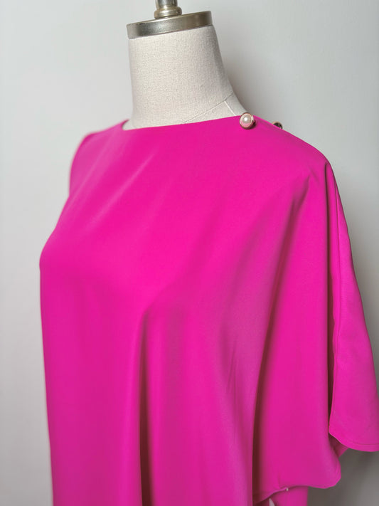 Women Size 3 Ted Baker Pink Solid Dress