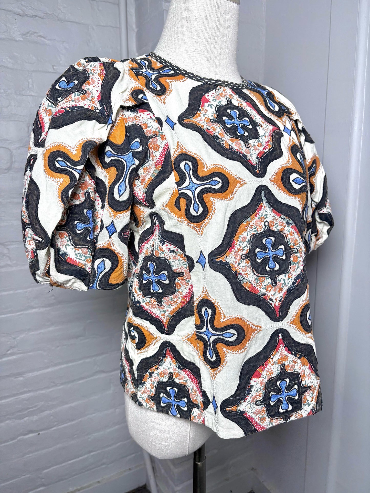 Women Size 2 Ulla Johnson multi brown Print Top