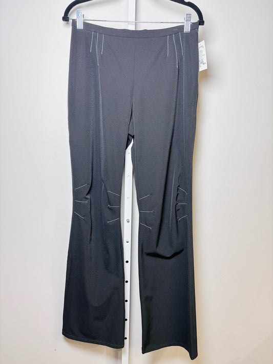 Women Size 42 (L US) Christian Lacroix Black Flare Leg Pants