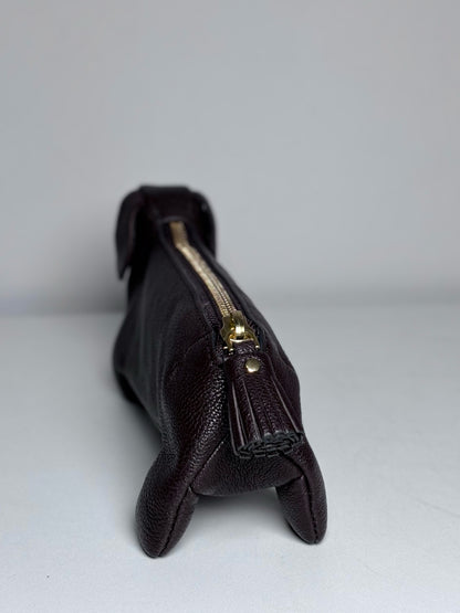 Anya Hindmarch London Dog Leather Pre-owned Brown Rare Purse