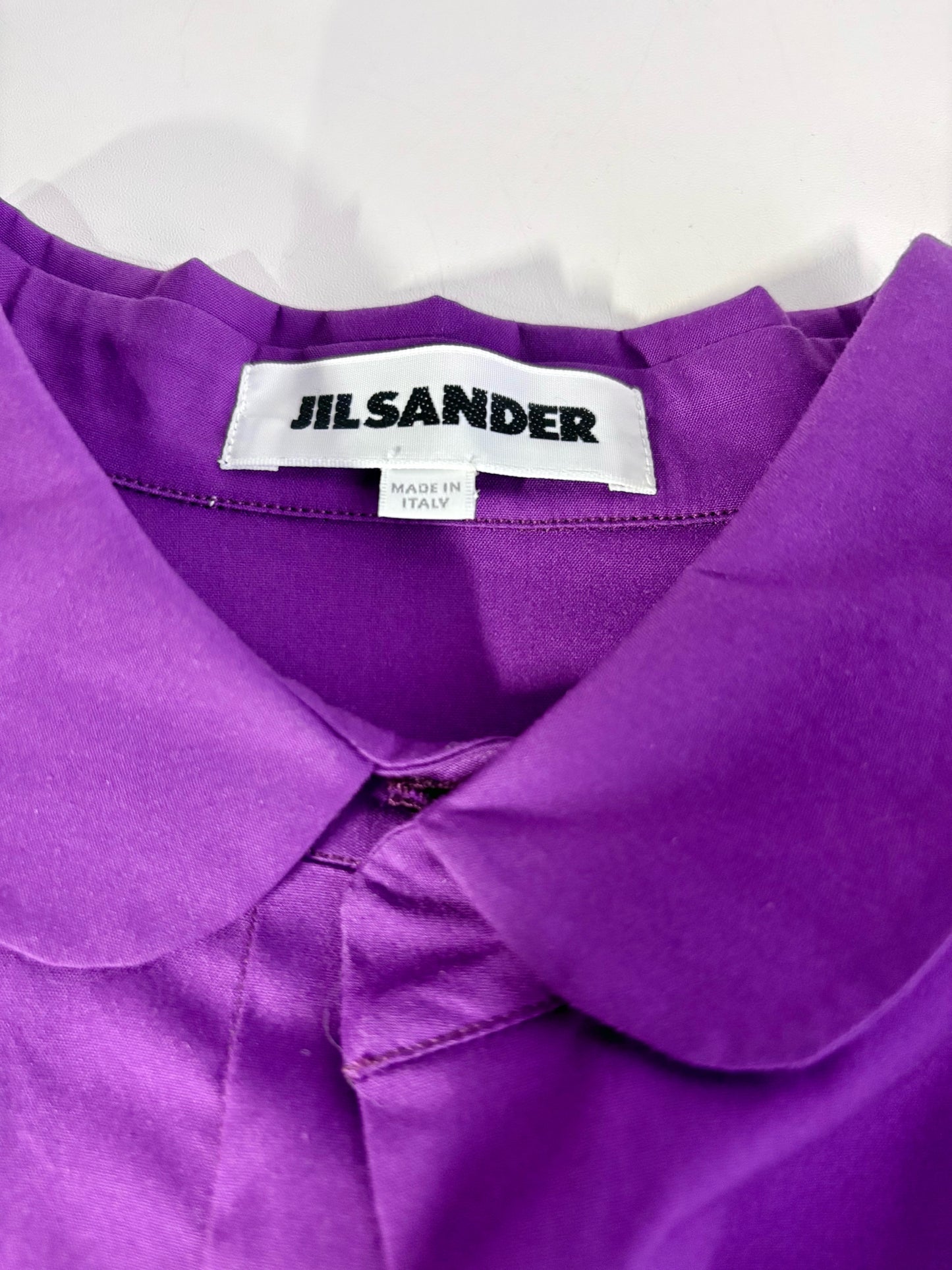 Women Size 36 (2) Jil Sander Purple Cotton Blend Pre-owned Shirt