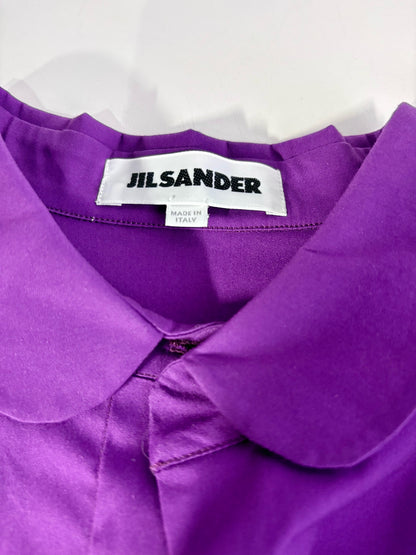Women Size 36 (2) Jil Sander Purple Cotton Blend Pre-owned Shirt