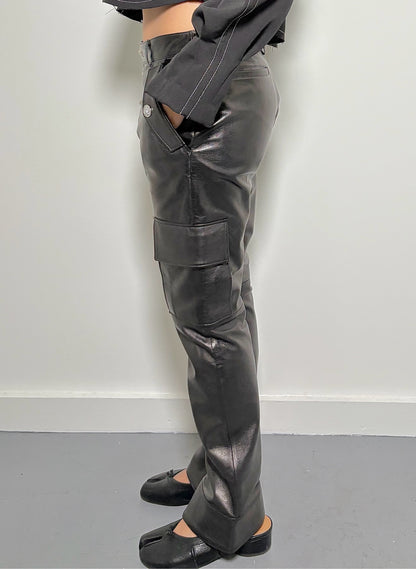 Women Size 38 (2 US) Versus Versace Black Solid Pants