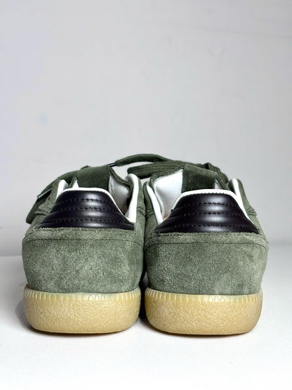 W Shoe Size 38 (7 - 7.5 US) Alohas Rife Forest Green Suede Leather Sneakers