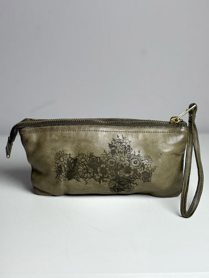 Zadig & Voltaire 100% Leather Pre-owned Charcoal Rock Clutch Purse