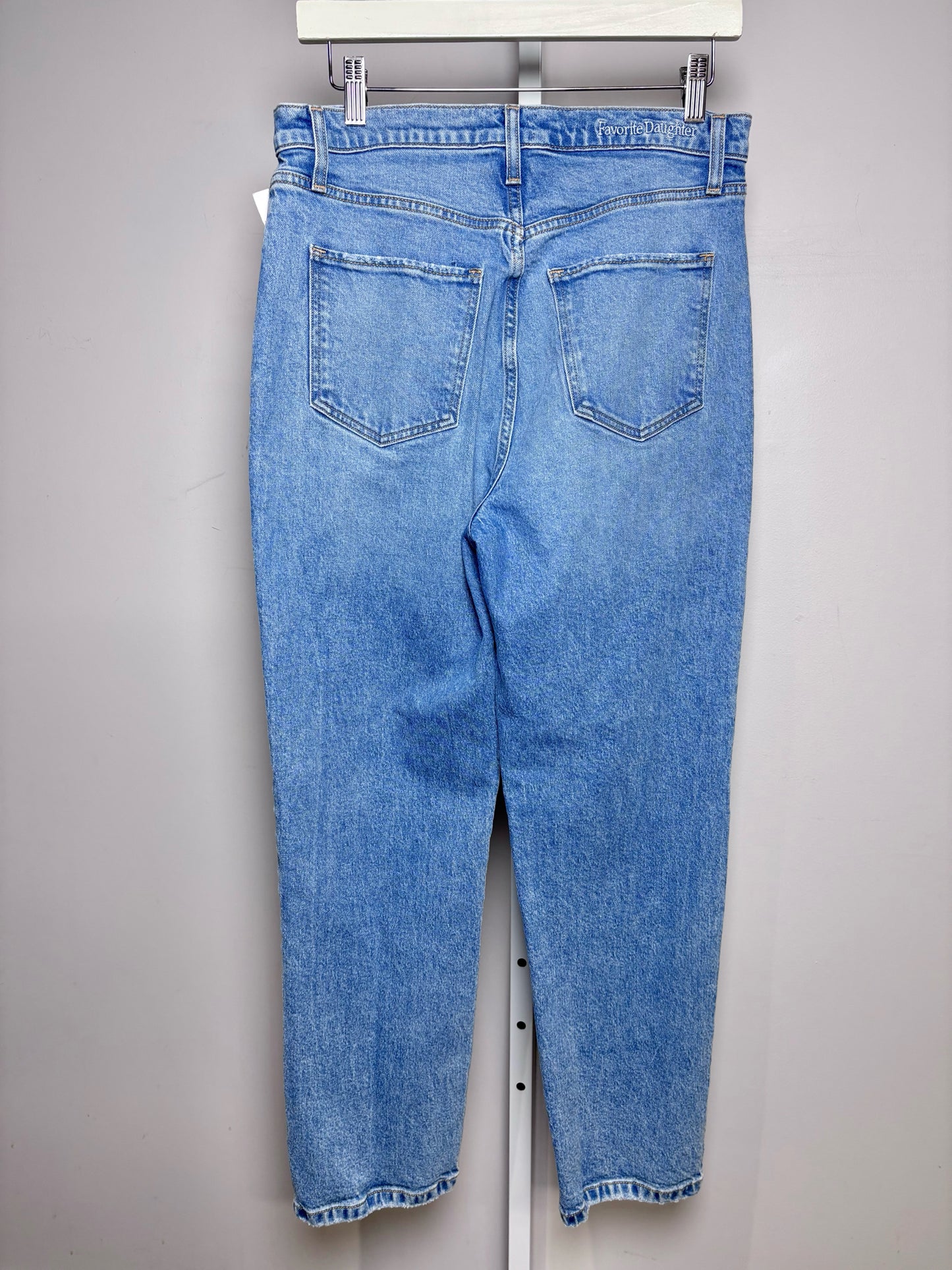 Women Size 29 (M) Favorite Daughter Light Blue Solid Women's Pre-owned Jeans