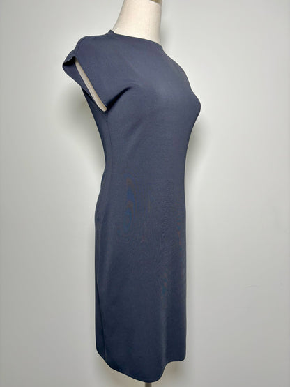 Women Size S Polo by Ralph Lauren Navy Stretch Knit Sheath Dress