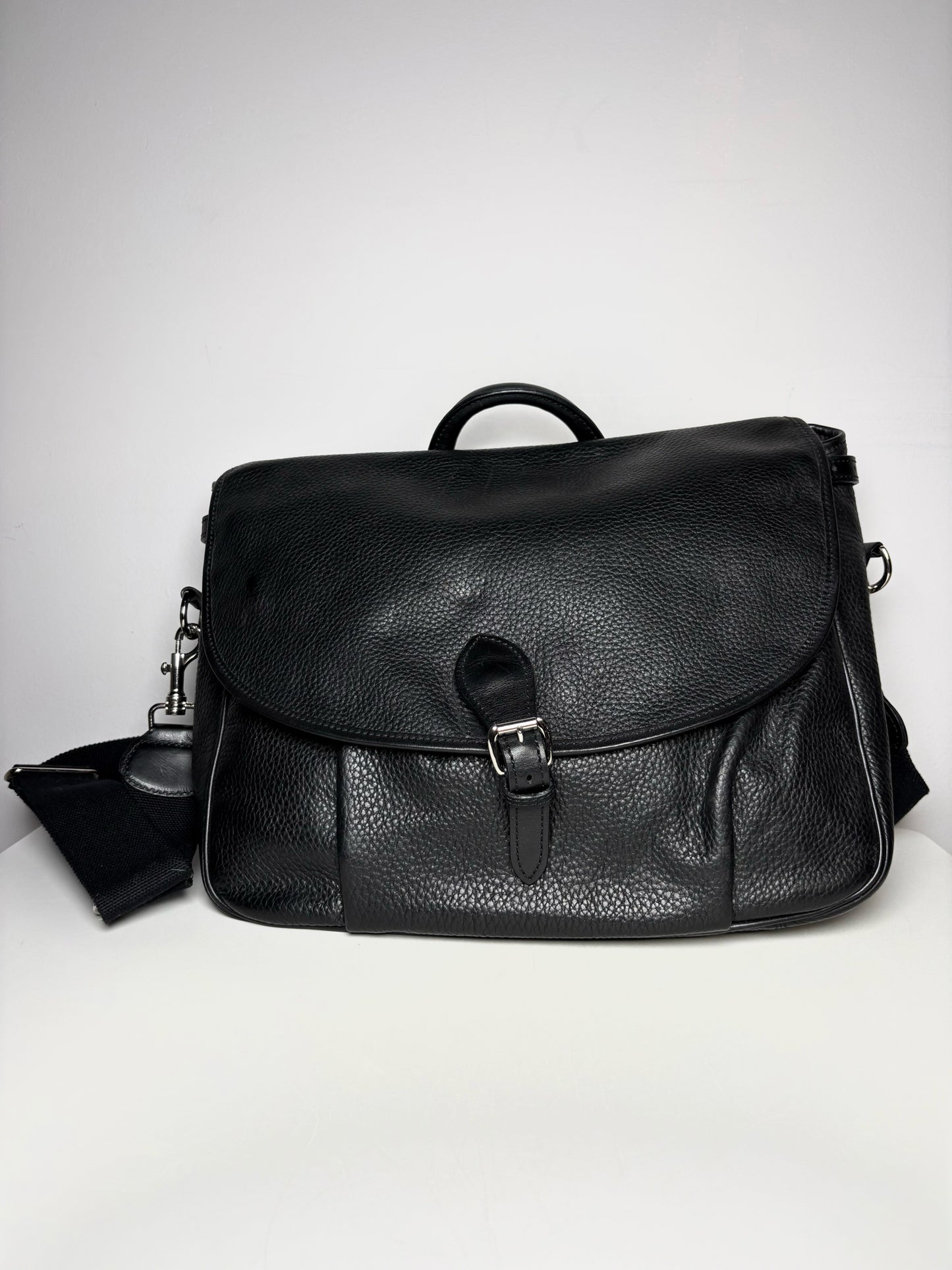 Mulholland Black Leather Men's Bag