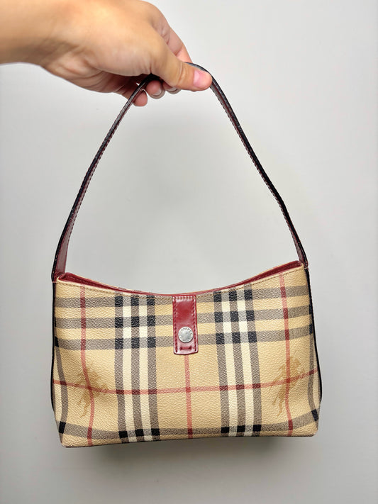 Burberry Haymarket Nova Check Mini Shoulder Purse