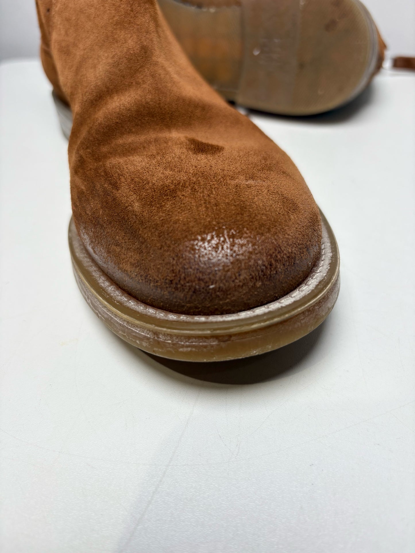 Men's Shoe Size 41 (US 8–8.5) MOMA Cognac Leather & Suede Pre-Owned Boots