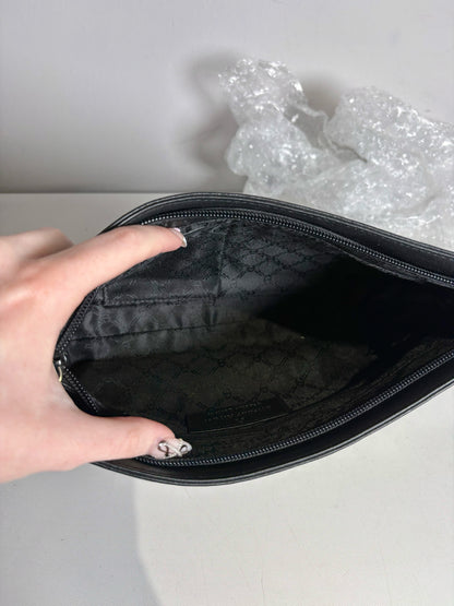Women's Etienne Aigner Solid Vintage Leather Pre-owned Black Small Purse