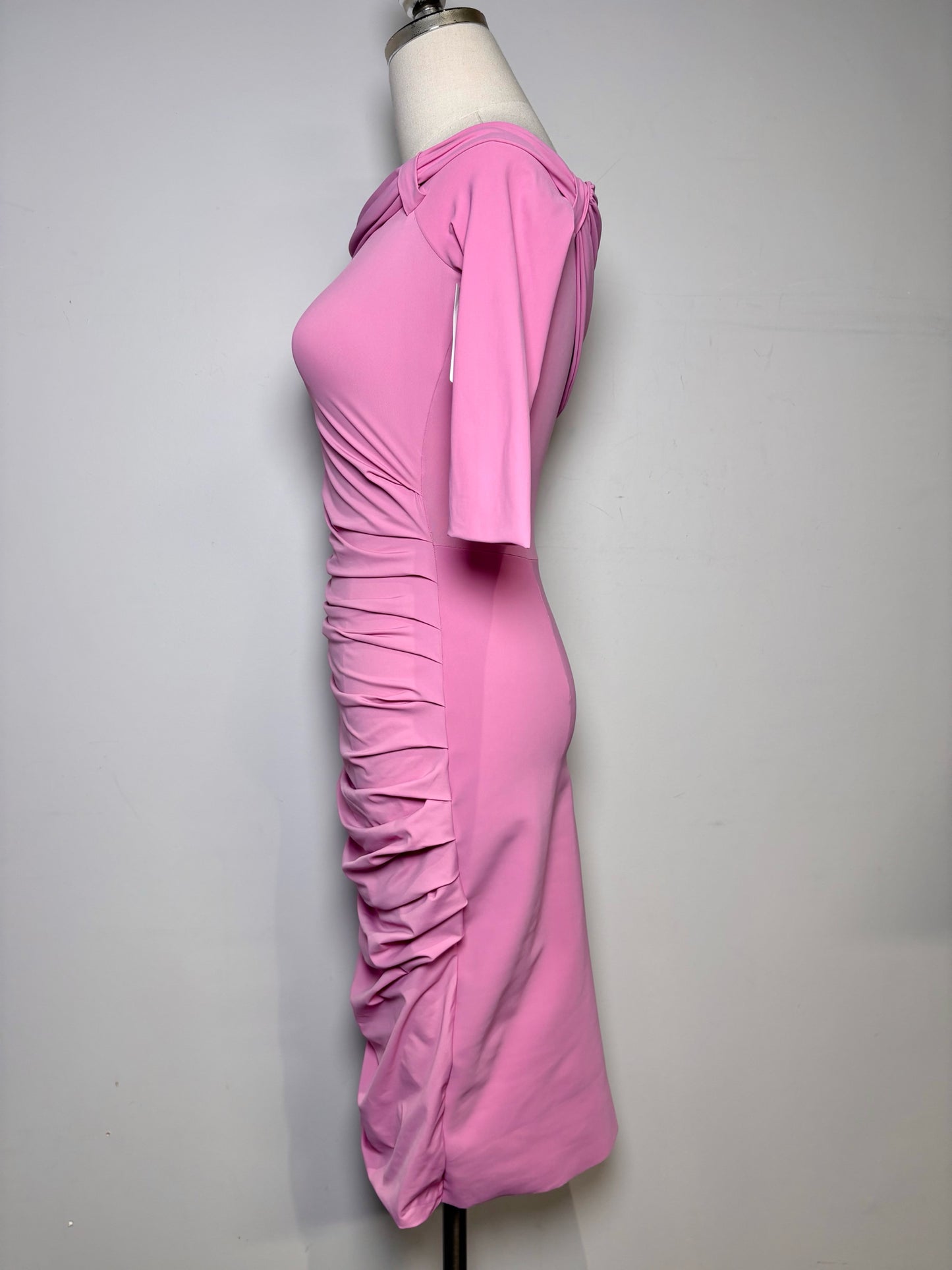 Women Size 38 Chiara Boni La Petite Robe Pink Solid Women's Pre-owned Dress
