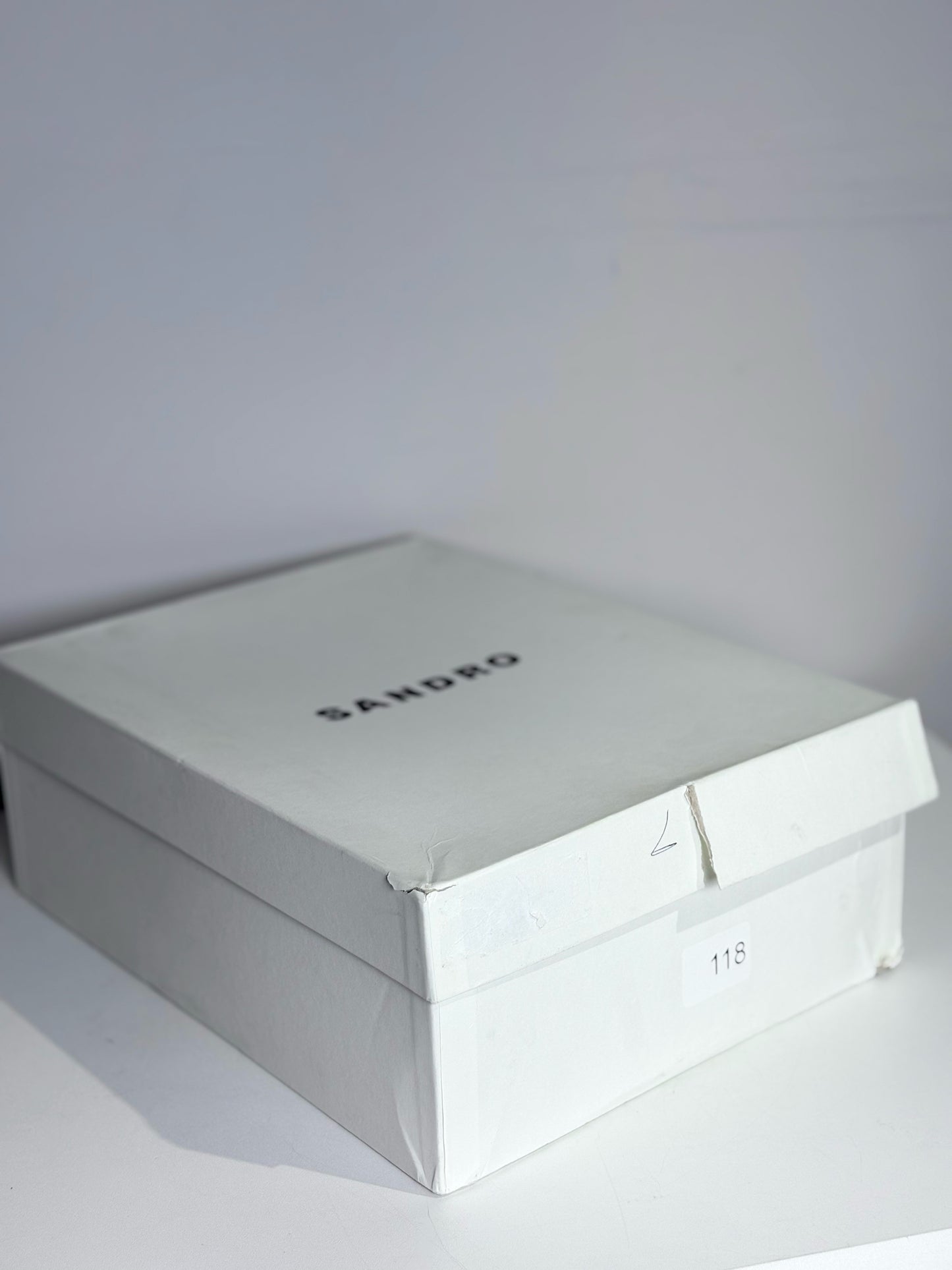 W Shoe Size 40 Sandro Green & white Leather Sneakers