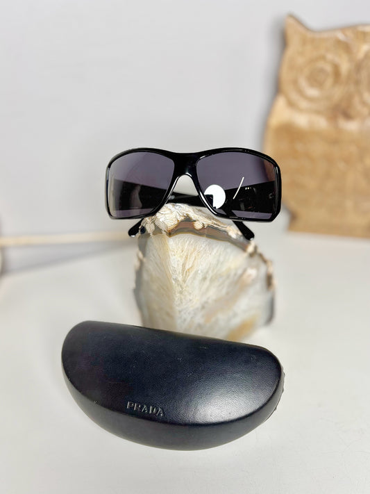 Acetate Prada Black SPR 09G 64 13 Sunglasses