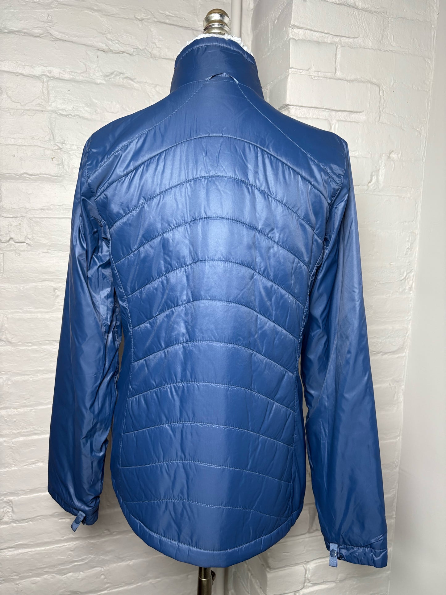 Women Size S The North Face Navy Solid Nylon, Polyester Jacket