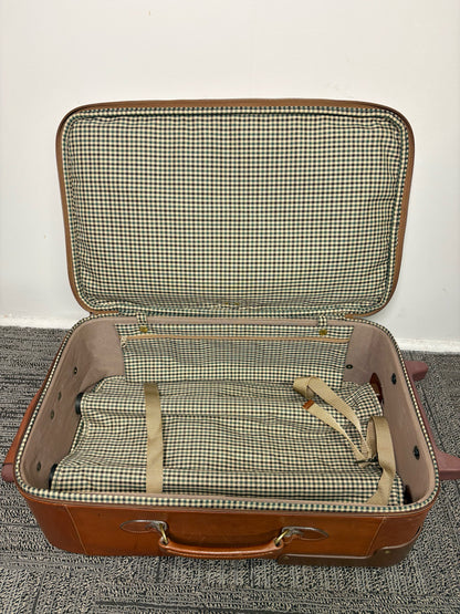 Men's Marley Hodgson Leather Cowhide Chestnut Brown No. 51 Suitcase
