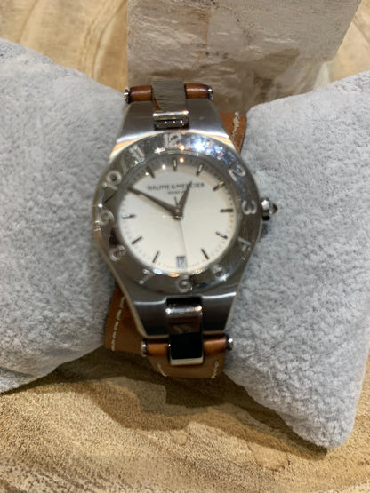 Baume & Mercier Wrap Leather Strap Watch