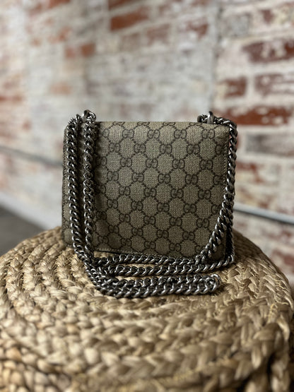 Gucci Mini GG Supreme Dionysus Crossbody Bag
