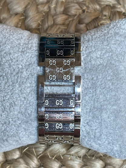 Gucci Twirl Silver Stainless Steel Double-G Ladies Watch