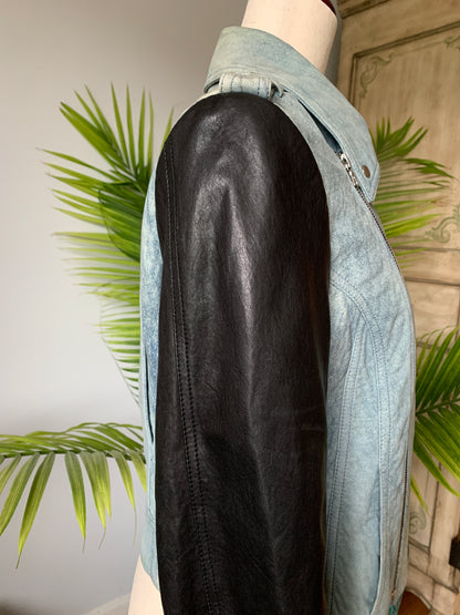 Alexander Wang Leather Biker Jacket Sz. 8 Medium