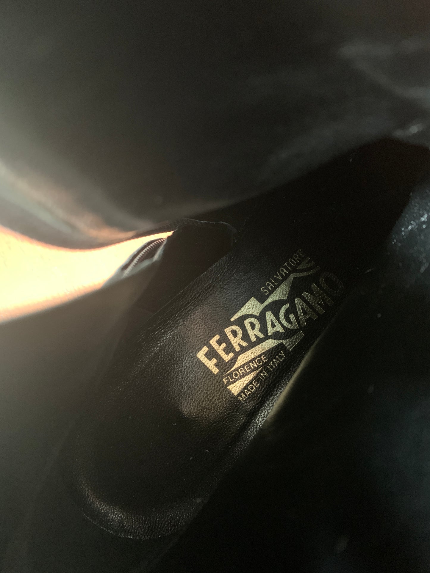 Salvatore Ferragamo Black Leather Boots Sz 7