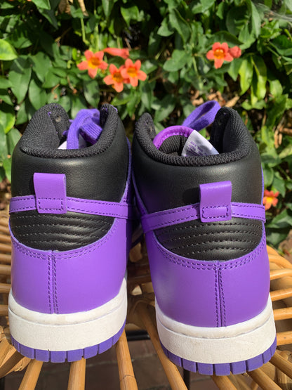 Women's Nike Dunk High Retro Purple, Black Sneakers Sz. 9