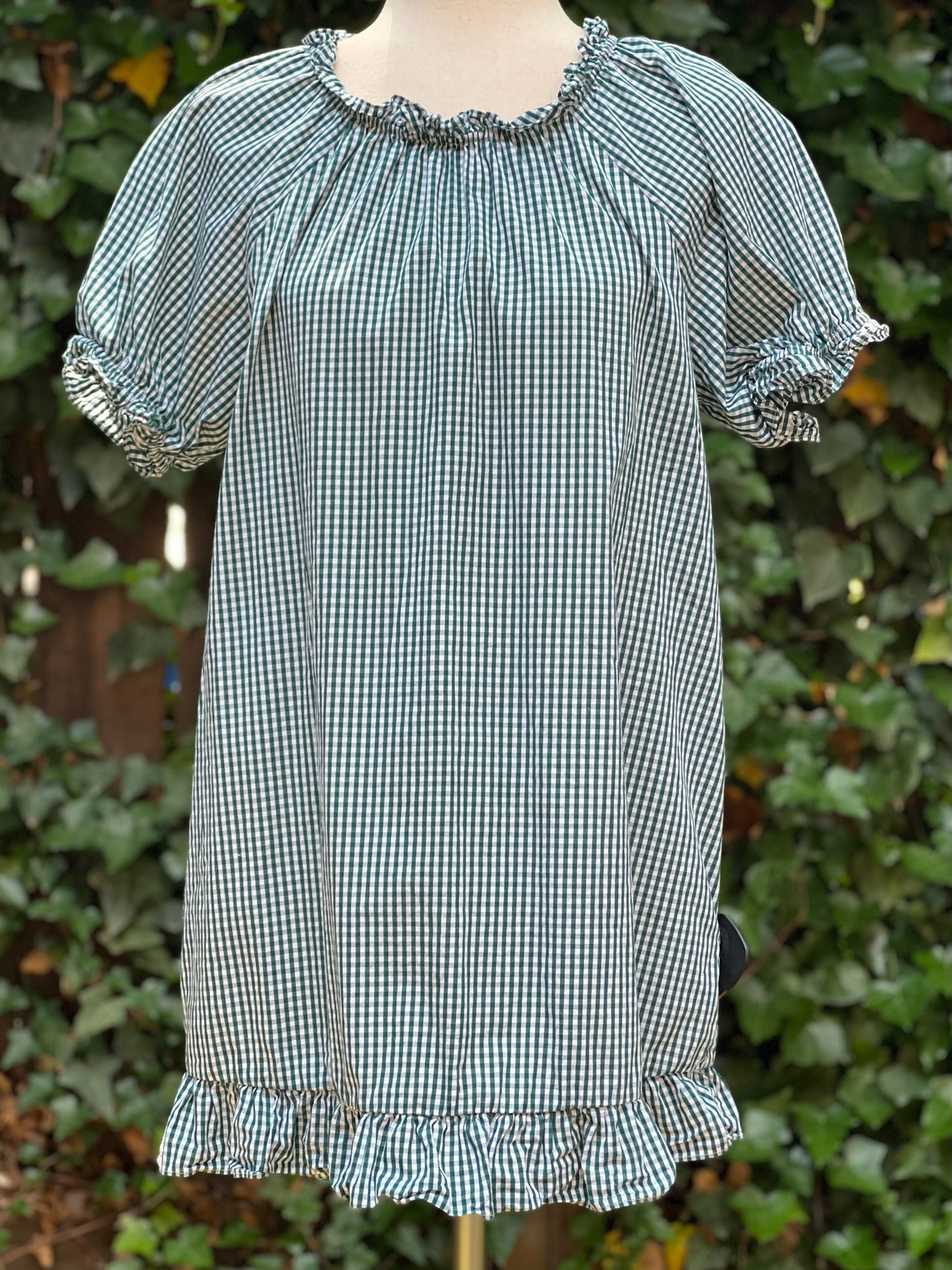 Hill House Checkered Mini Dress Size M