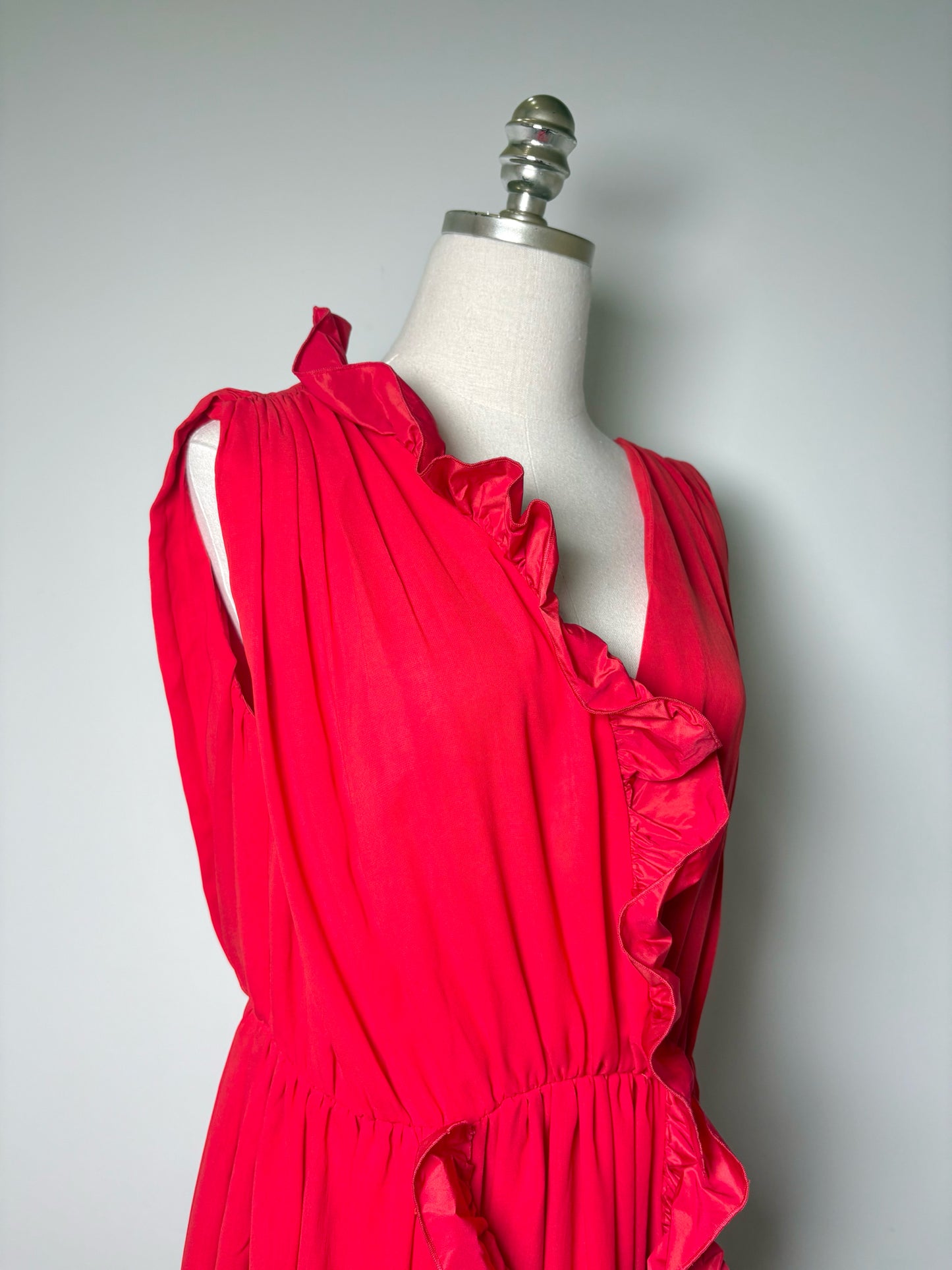 MSGM Milano Red Solid Dress