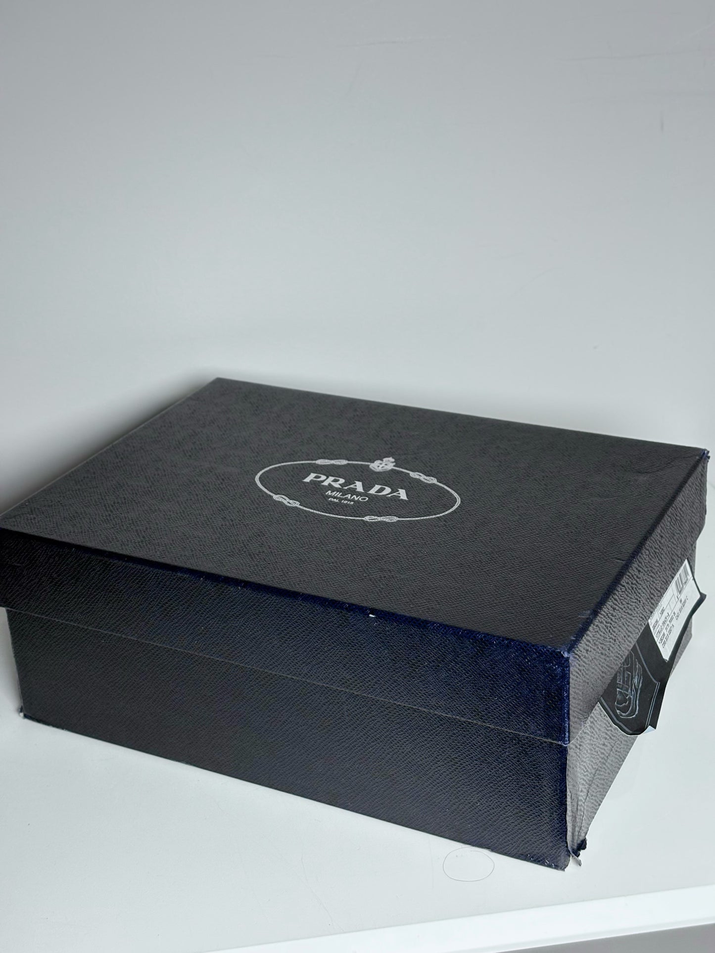 Prada Black Solid Men's Sneakers