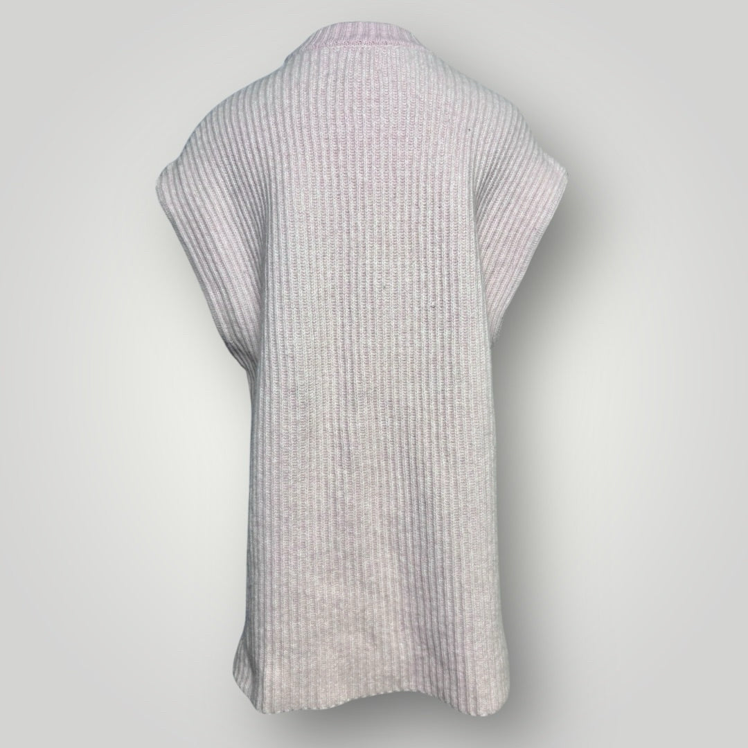 Women Size S Ganni Pink Chunky Knit Wool Sweater