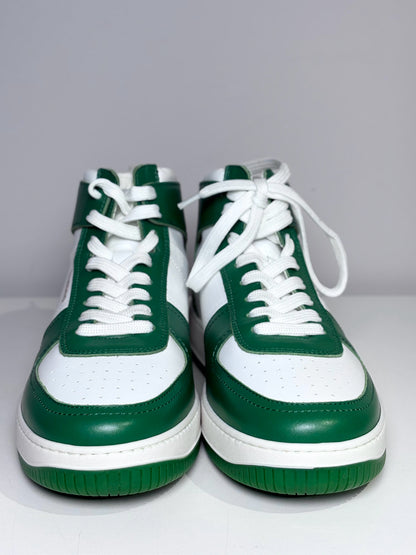 W Shoe Size 40 Sandro Green & white Leather Sneakers