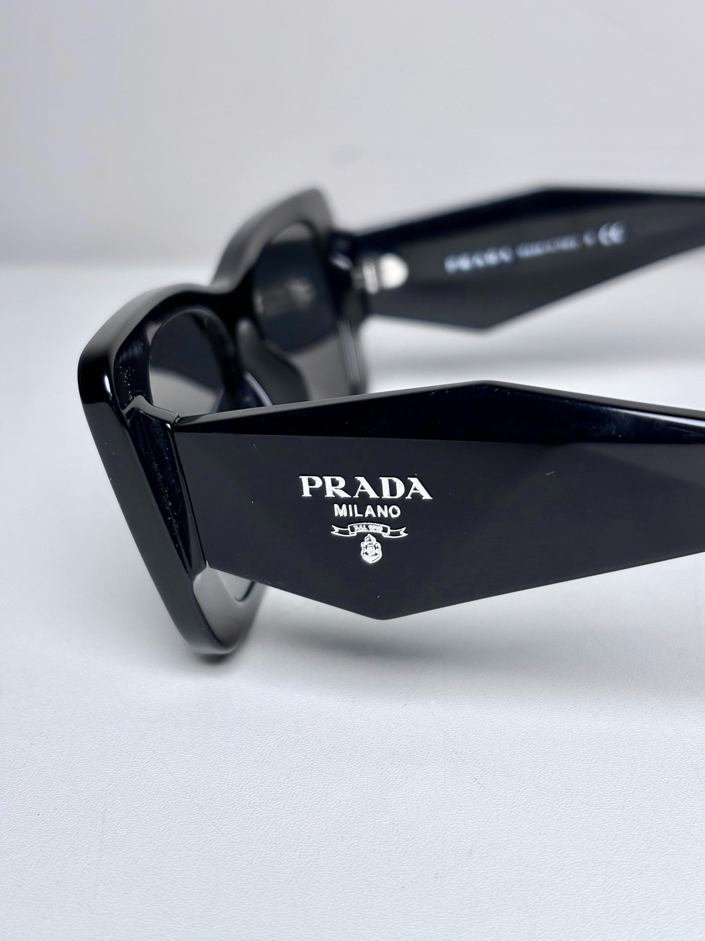 Acetate Prada Pre-owned Black Sunglasses