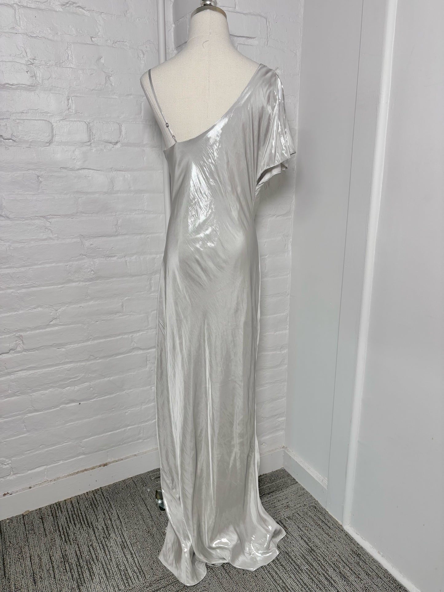 Women Size XS BCBG Max Azria Silver Dress