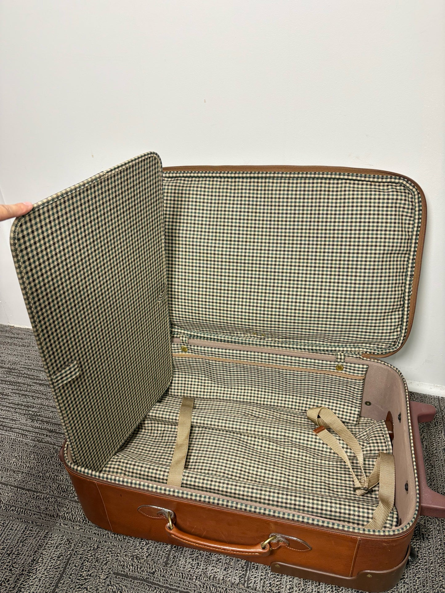 Men's Marley Hodgson Leather Cowhide Chestnut Brown No. 51 Suitcase