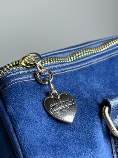 Y2K Juicy Couture Blue Logo Vintage Heritage Satchel Iconic Logo Pre-owned
