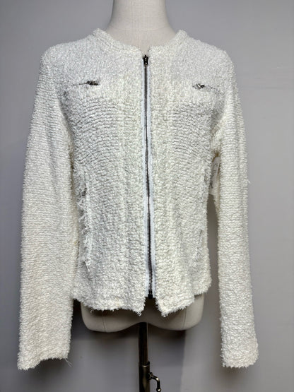 Women Size 42 ( 6 US) IRO Off-white Textured Blazer