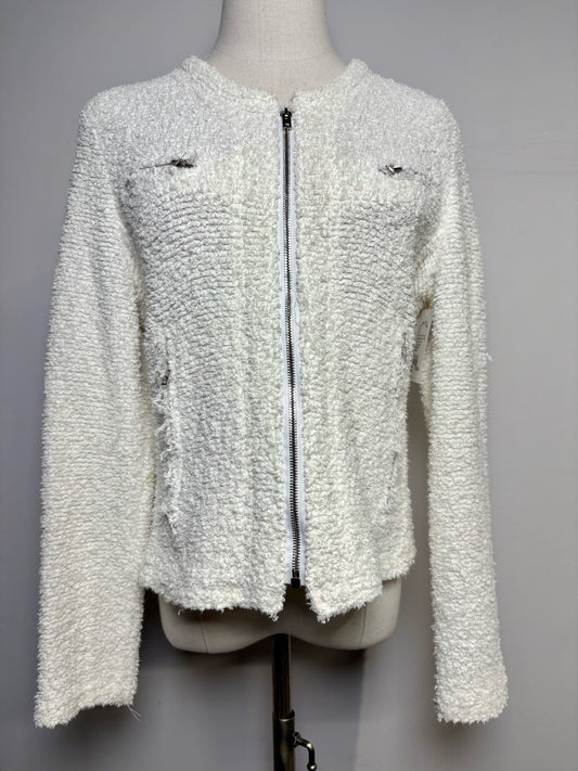 Women Size 42 ( 6 US) IRO Off-white Textured Blazer
